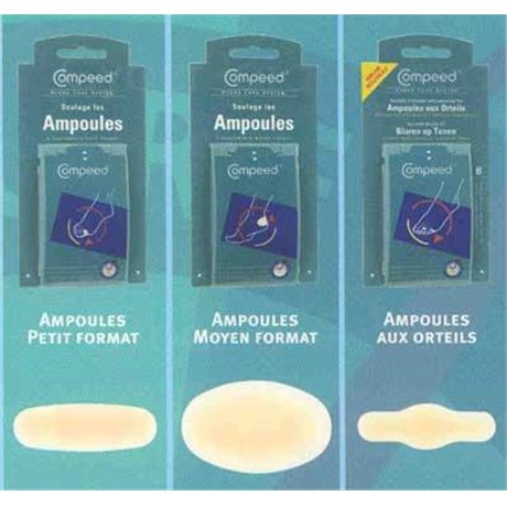 Compeed HYDRO CURE SYSTEM, hydrocolloid dressing special bulbs. extrapetit (ref. K862004) - bt 8