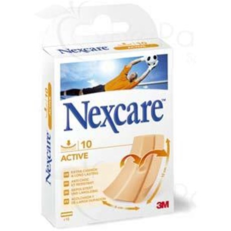 NEXCARE ACTIVE Strip cutting, adhesive, shockproof, washable. - Bt 10