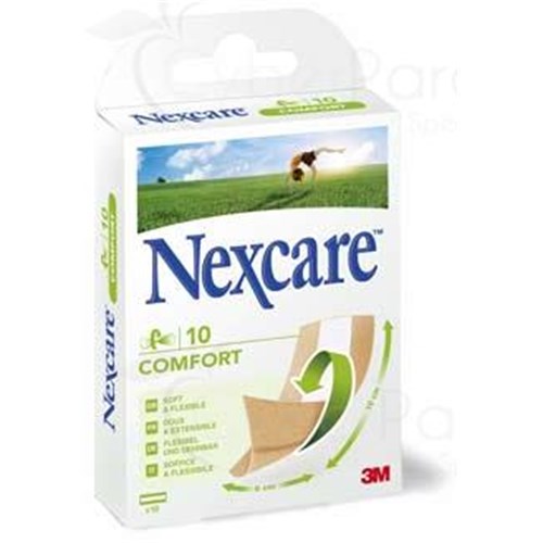 NEXCARE COMFORT strip cutting, adhesive, microaérée elastic, special softness. - Bt 10