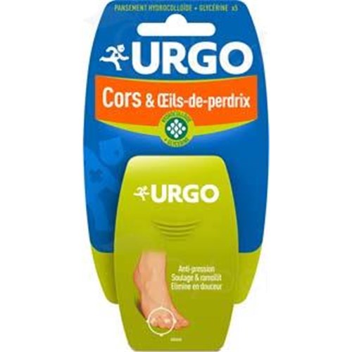 Urgo CORS Polished TREATMENT AND PARTRIDGE, Hydrocolloid dressing for horn and birdseye - bt 5