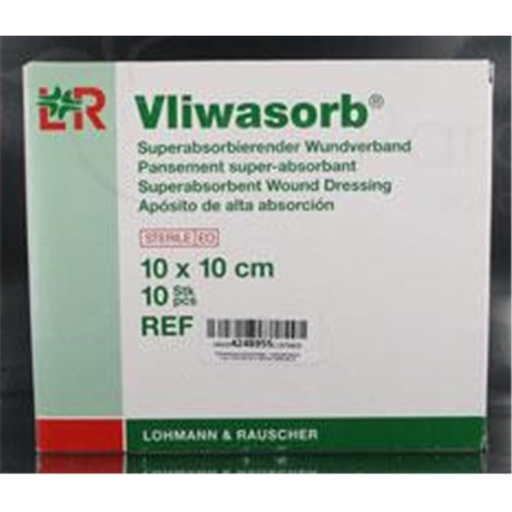 VLIWASORB, hydrocellular superabsorbent dressing, sterile. 10 cm x 20 cm (ref. 24502) - bt 10