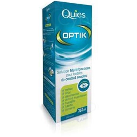 QUIES Optik MULTI SOLUTION Solution multifunction soft contact lenses. - Fl 360 ml