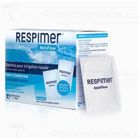 RESPIMER NetiFlow, box of 30 refills sachets