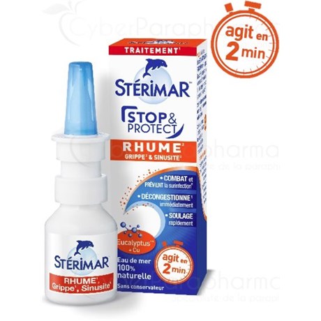 STERIMAR STOP & PROTECT RUMES, Rhinitis Sinusitis, Nasal Spray - fl 20ml