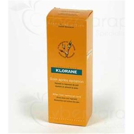 Klorane CARE AFTER HAIR REMOVAL DERMOPROTECTION, after hair removal cream poplar bud. - Tube 100 ml