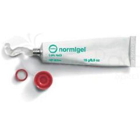 Normlgel Gel hydrogel isotonic sodium chloride, in unit dose. 15 g tube (ref. 371500) - bt 10