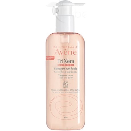 TRIXERA NUTRITION NETTOYANT NUTRI-FLUIDE visage et corps Peaux sensibles sèches à très sèches 400 ml