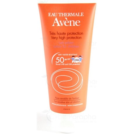 AVÈNE VERY HIGH PROTECTION MILK SPF 50 + Sun lotion high protection SPF 50 +. - Tube 100 ml