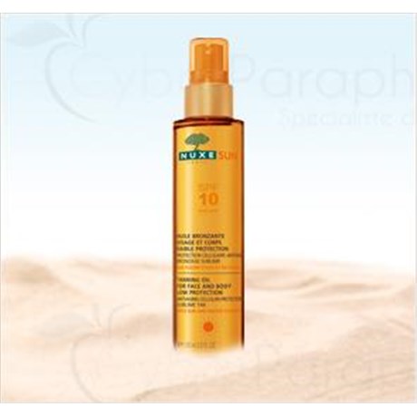 SUN SPF 10 Face and Body Bronzing Oil Low Protection 150ml