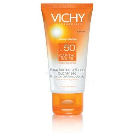 VICHY CAPITAL SOLEIL ANTIBRILLANCE EMULSION SPF 50 High Protection Emulsion solar Mexoryl XL SPF 50 -. 50ml tube