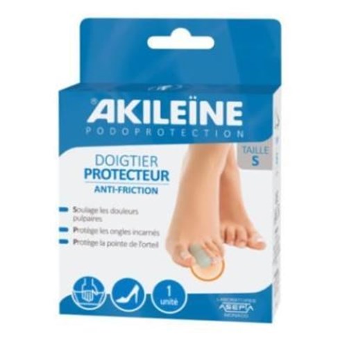 AKILEÏNE PODOPROTECTION FINGER, Thimbles hydrogel for the protection of the fingers and toes. wide (ref. 352) - unit