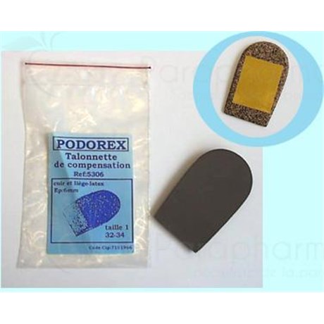 PODOREX Wedge Heel, Heel compensation. size 4, 20 mm (ref. 5320) - unit