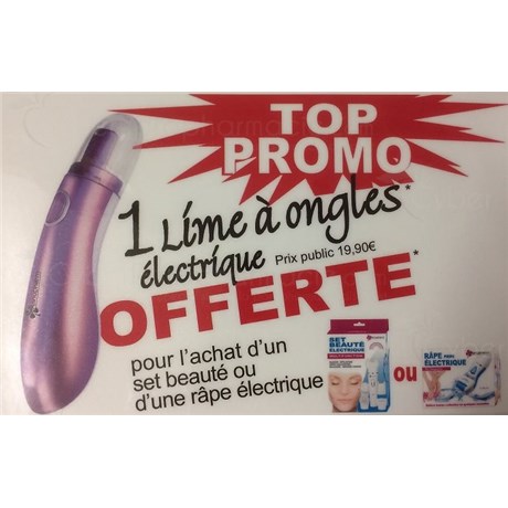 Râpe Pieds Electrique + 1 Lime à ongles électrique OFFERTE