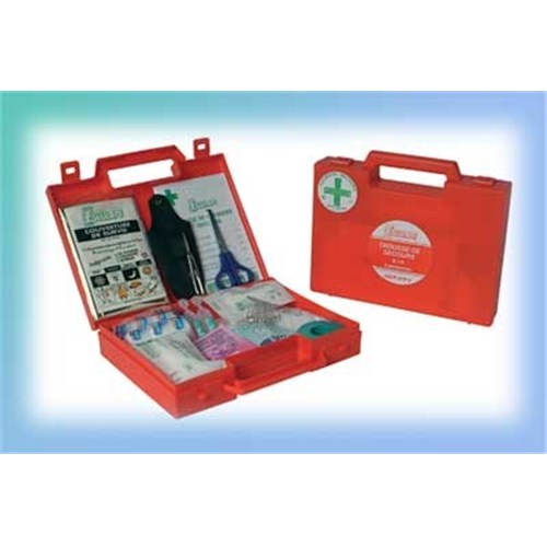 ASEP BUILDINGS PUBLIC WORKS First aid kit 5 people, rigid plastic, full, unit
