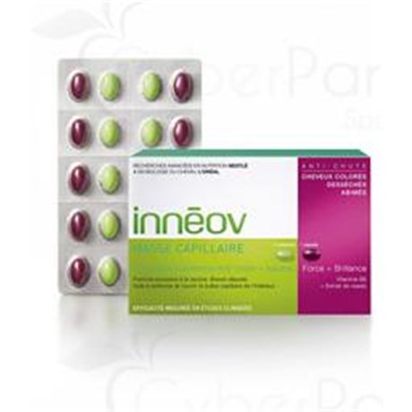 COLORED HAIR HAIR MASS INNÉOV, + tablet capsule, food supplement referred capillary. - Bt 60 (30 + 30)