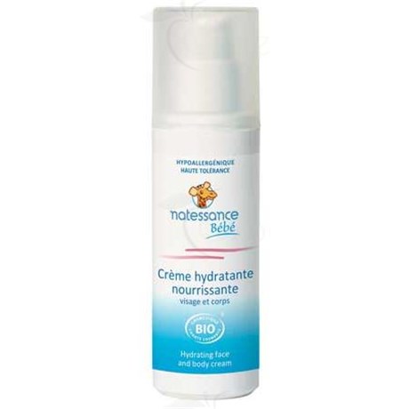 NATESSANCE BÉBÉ CRÈME HYDRATANTE, Crème hydratante et nourrissante. - fl 100 ml