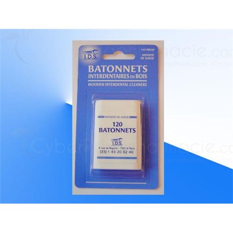 IDS ROD INTERDENTAL, interdental stick antiseptic soft wood. - Bt 120