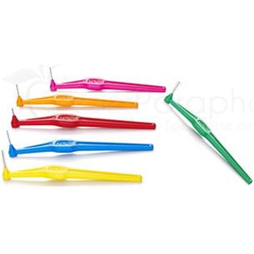 TEPE ANGLE, Brush interdental fine head bent. Blue - 6 blister