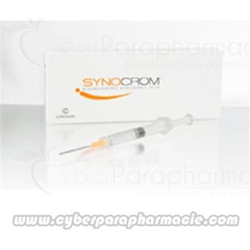 SYNOCROM Liquide gel élastovisqueux pour injection intraarticulaire (3x2ml)