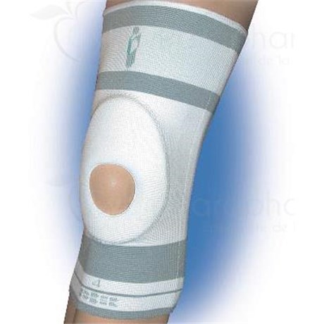 ORTHOTAPE GEL KNEE, Knee contention window class 3 with patellar black, size 4 - unit