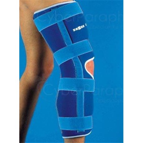 SOBER KNEE BRACE, rigid splint knee flexed, Dr. Berrehail blue, size 3 - unit