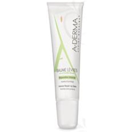 ADERMA INTENSE REPAIR LIP BALM, lip balm intense oat milk Rhéalba repair. - 15 ml tube