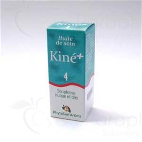 KINÉ + N° 4, Huile de massage, souplesse et détente de la nuque. - fl 50 ml