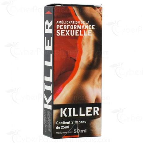 KILLER AMELIORATION DE LA PERFORMANCE SEXUELLE 2 X 25ML