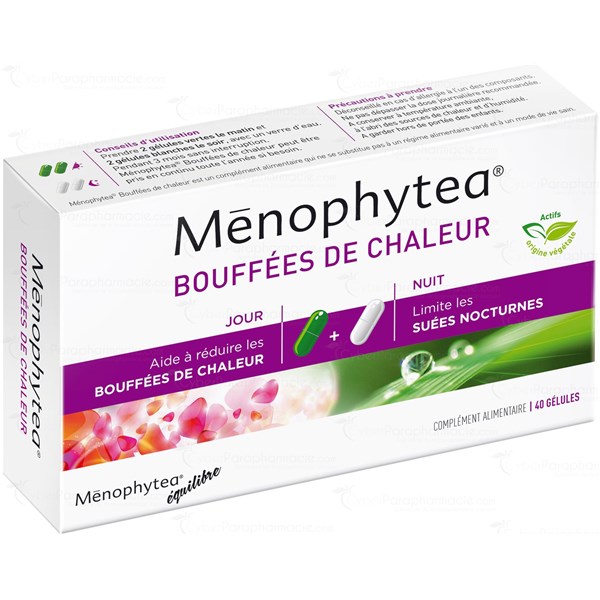 MÉNOPHYTEA BOUFFÉES DE CHALEUR, Gélules Jour + Nuit, complément