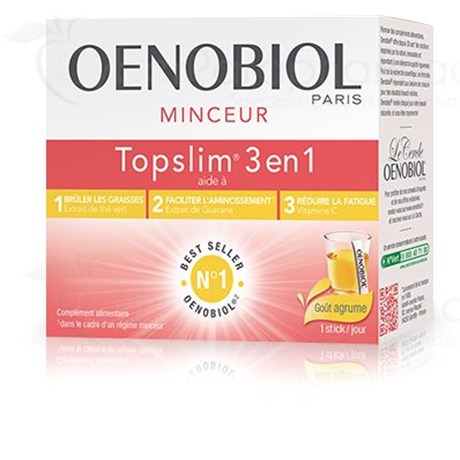 Oenobiol MINCEUR Topslim 3 en 1 Goût framboise