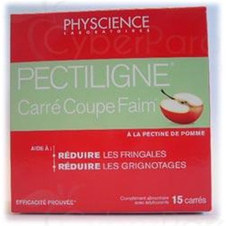 PECTILIGNE CARRÉ COUPE FAIM, Carré, complément alimentaire modérateur d'appétit. - bt 15