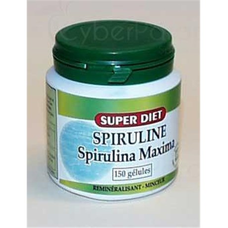 SPIRULINE MAXIMA SUPERDIET, Gélule de spiruline Maxima. - fl 150