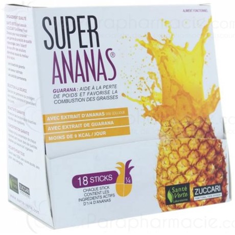 SUPER ANANAS - Perte de Poids et Combustion des Graisses 18 sticks