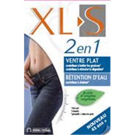 XL S 2 EN 1 VENTRE PLAT, Comprimé, complément alimentaire à visée minceur. - bt 30