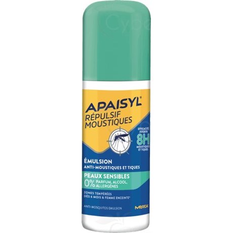 APAISYL, Repellent Mosquito Sensitive Skin, emulsion spray 90ml