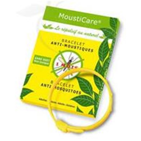 MOUSTICARE BRACELET, bracelet mosquito repellent with essential oils. - Unit