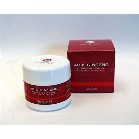 ARIK GINSENG GÉLULE, Gélule, complément alimentaire à base de ginseng rouge de Chine. - bt 40