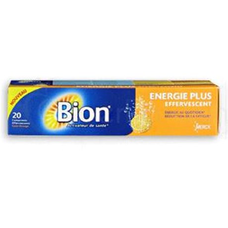 BION ENERGIE PLUS EFFERVESCENT Comprimé effervescent, complément alimentaire énergétique. - bt 20