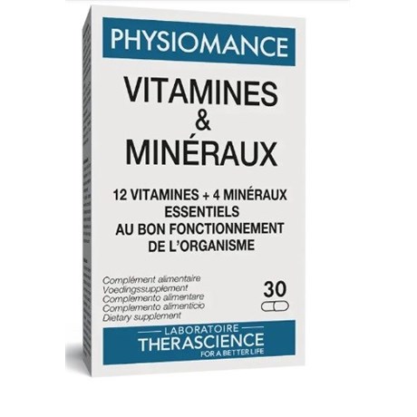 PHYSIOMANCE VITAMINES & MINÉRAUX 30 gélules Therascience