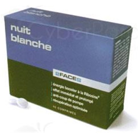 NUIT BLANCHE 2FACES URBAN NUTRITION, tablet, food supplement tonic and revitalizing immediate. - Bt 45