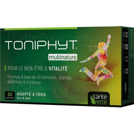 TONIPHYT MULTINATURE multivitamins 30 tabs