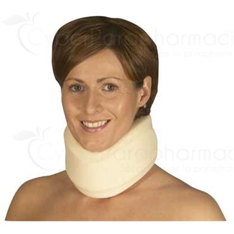 CERVIX velpeau 2, C2 semi-rigid cervical collar, non-adjustable ecru size 1H, height 10 cm - unit