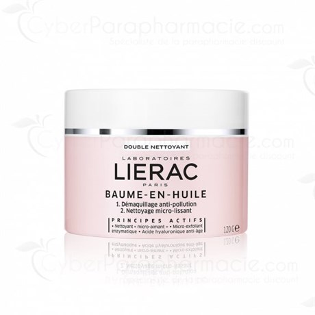 BAUME-EN-HUILE, démaquillant visage, peaux sèches, à rincer, 120gr