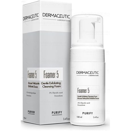 FOAMER 5 Nettoyant dermatologique à l'acide glycolique 5 %. - fl 100 ml