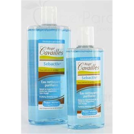 SEBACTIV EAU NETTOYANTE PURIFIANTE, Eau nettoyante purifiante, sans rinçage. - fl 500 ml