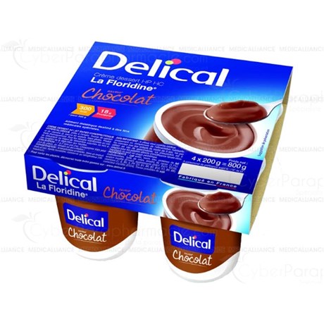 DELICAL LA FLORIDINE CRÈME DESSERT HP HC goût au choix pot 4 x 200g