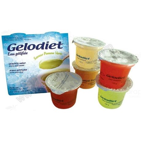 GELODIET FRUITS DU VERGER, Aliment diététique destiné à des fins médicales spéciales. - 120 g x 4