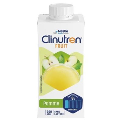 Nestle CLINUTREN FRUIT Liquide fruité hypercalorique et source de protéines (4x200ml)