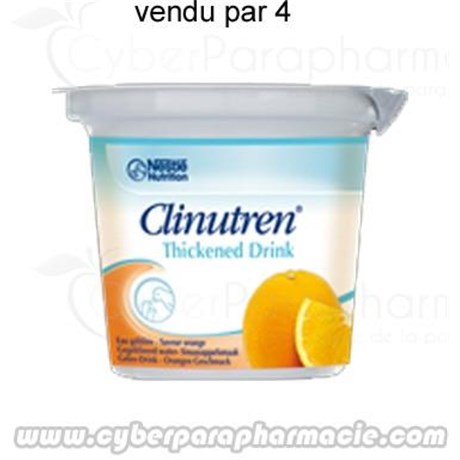 Nestle CLINUTREN THICKENED DRINK Eau gélifiée (4x cups de 125g)