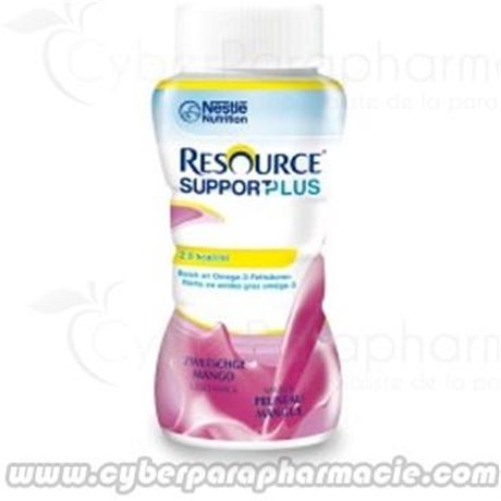 Nestle RESOURCE SUPPORT PLUS Complément nutritionnel hypercalorique (4x 125ml)